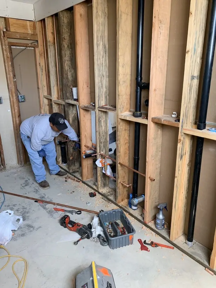 Commercial rough-in plumbing for Water Heater Replacement in All Seasons Lake Park